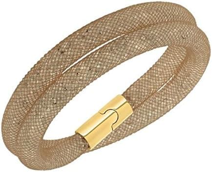 Swarovski Stardust Greige Double Bracelet Size M - 5089850