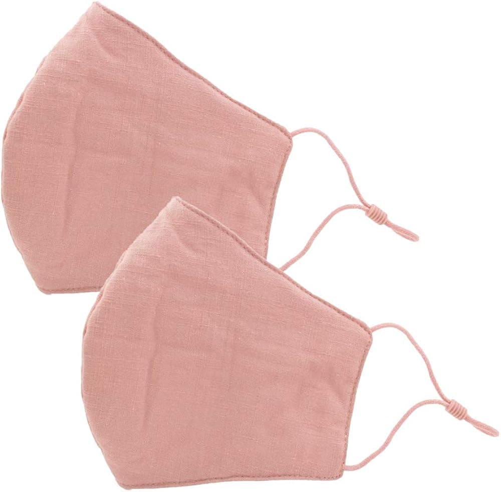 LivaClean (Pack of 2) Rayon and Cotton Blend Pink Dust Mesh Cover
