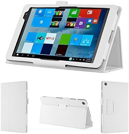 wisers Tablet Case/Cover HP Envy 8 Note 8-inch, White