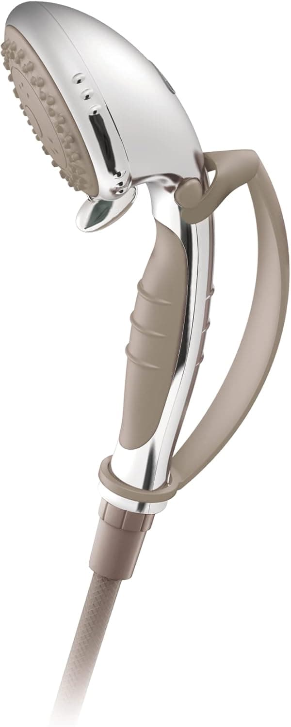 Moen Home Care Chrome Multi-Function Handheld Shower with Pause Control, DN8001CH