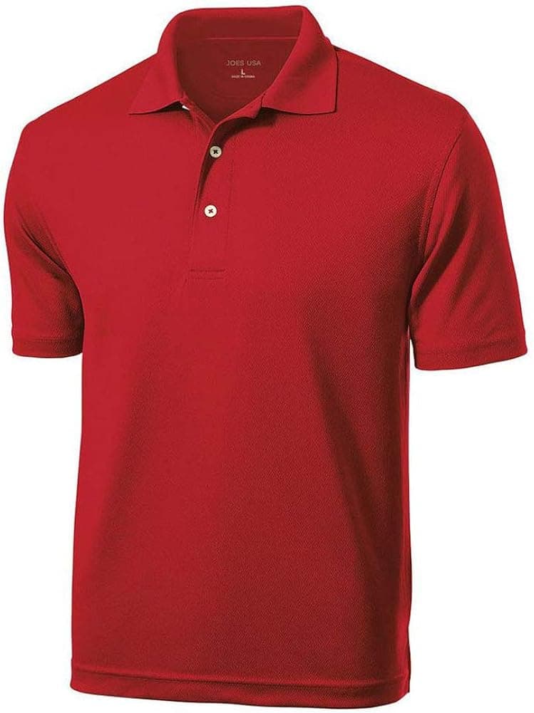 Men's Golf Polos - Dri-Mesh Moisture Wicking Golf Shirts in Regular, Big & Tall