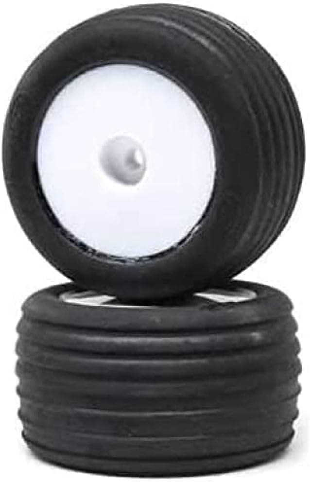 Losi Directional Tires FR Mntd Wht 2 Mini-T 2.0 LOS41014