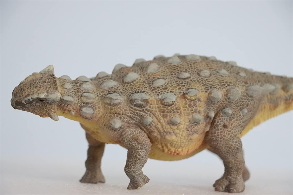 PNSO 9.4in Ankylosaurus Ankylosaur Jurassic Dinosaur PVC Realistic Animal Models Educational Painted Figure Figurine Toys Dino Collector Decor Gift Birthday Party for Adult