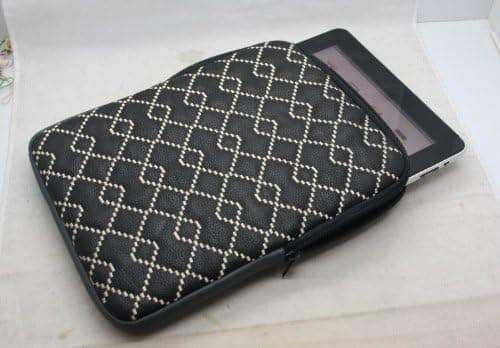 Poetic Diamond Plush Sleeve for iPad, iPad 2, iPad 3, HP TouchPad,Cushioned with finely stitched patterns