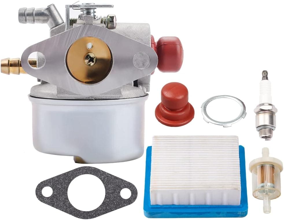 Venseri 640004 OHH55 OHH60 Carburetor with Primer Bulb for Tecumseh OHH45 OHH50 OHH55 OHH60 OHH65 Engine Lawn Mower 640014 640025 640117B