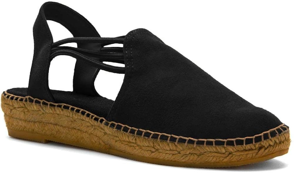 Toni Pons Women's 'Nuria' in Black Suede (38 M EU)
