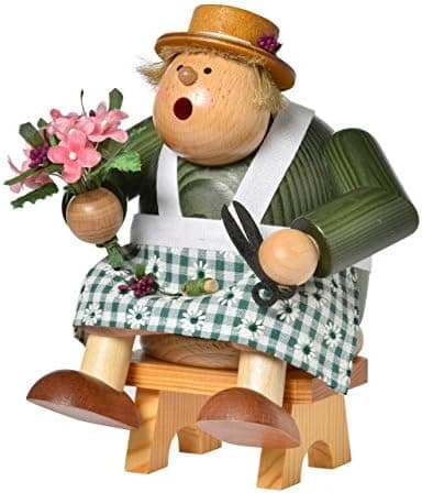 KWO Smoking Man Figurine, Florist, 16 cm, us:one Size, Multicolour