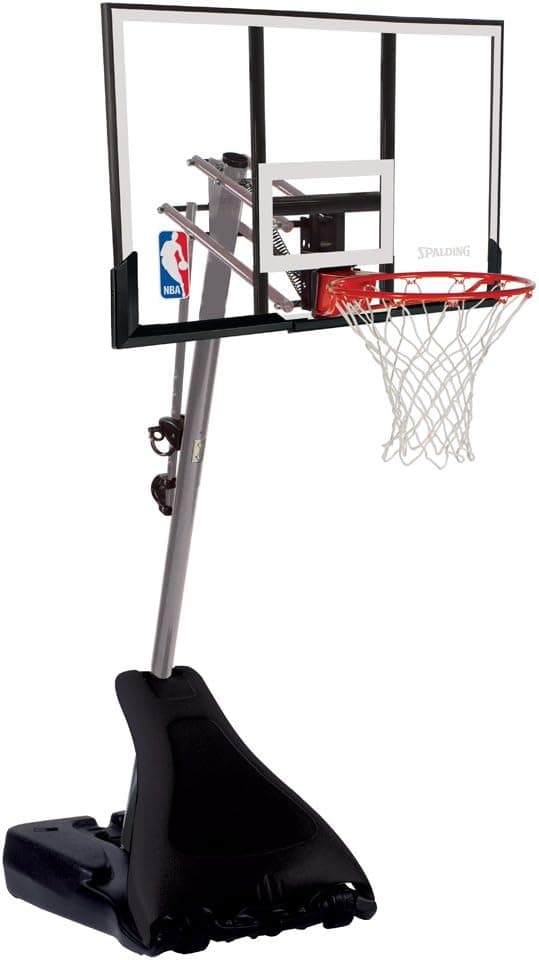 Spalding 67321 Portable Basketball System with 48-Inch PolyCarbonate Backboard