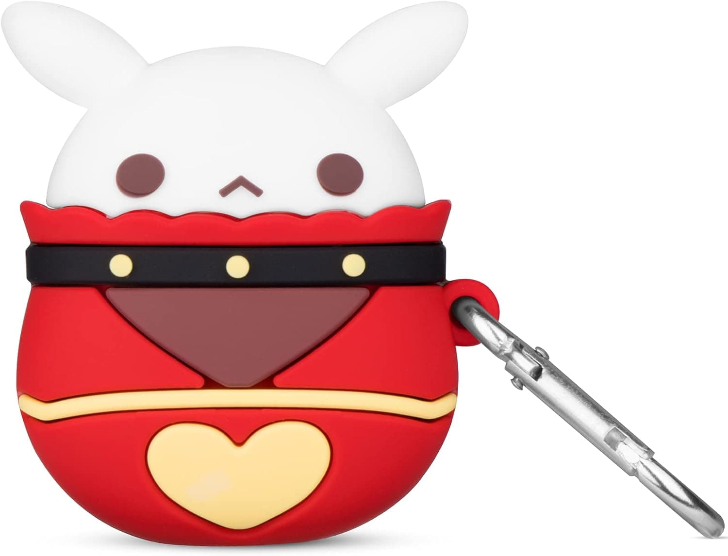 OCTT Compatible with Apple AirPods 1/2 Case, Cute Kawaii Game Cartoon Anime Silicone Cover with Keychain for Kids Girls Teens Women Boys