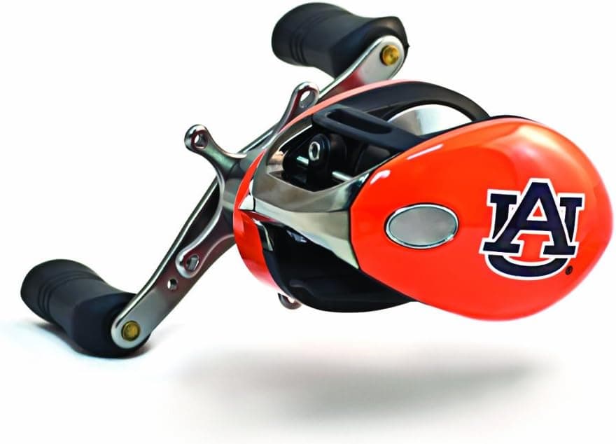 NCAA Auburn Tigers Fishing Reel, Right Handed