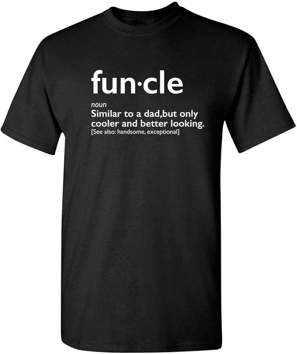 Funcle Gift for Uncle Maternity Gift Nephew New Baby Birthday Very Funny T Shirt