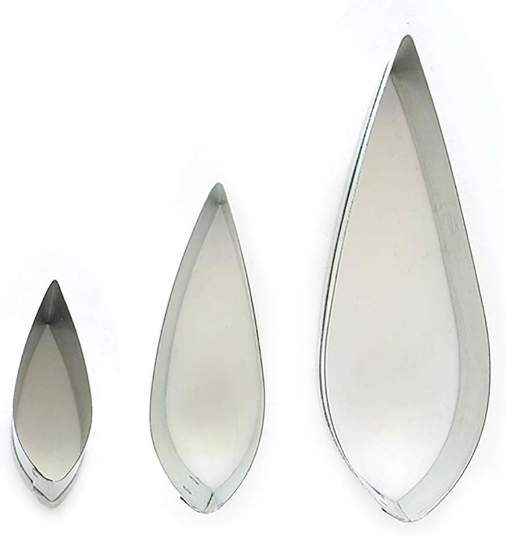 Lily Leaf Cutters (Set of 3 Sizes) by WSA