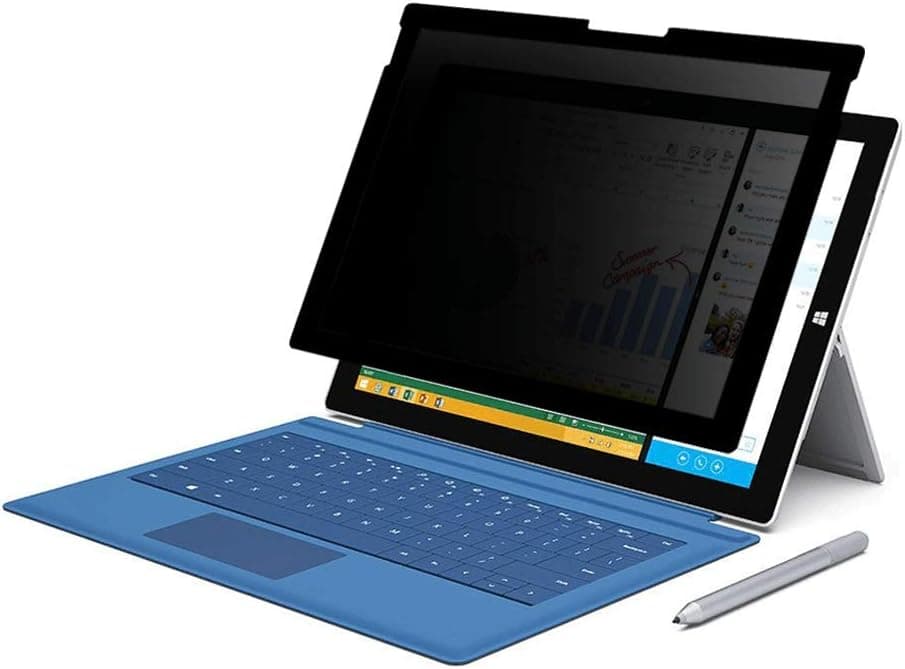 FILMEXT for Microsoft Surface Pro X/Surface Pro 8 Removable Privacy Screen Protector Filter, Anti-Spy Anti-Glare Filter (for Surface Pro X / 8 13 Inch Privacy Screen Shield)