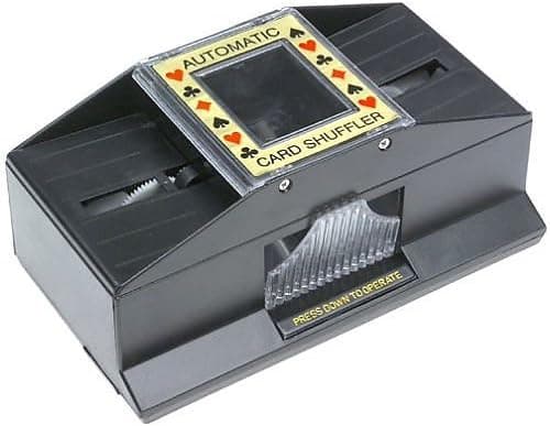TurboTech Casino Blackjack/Poker Automatic 1 to 2 Deck Card Shuffler Machine