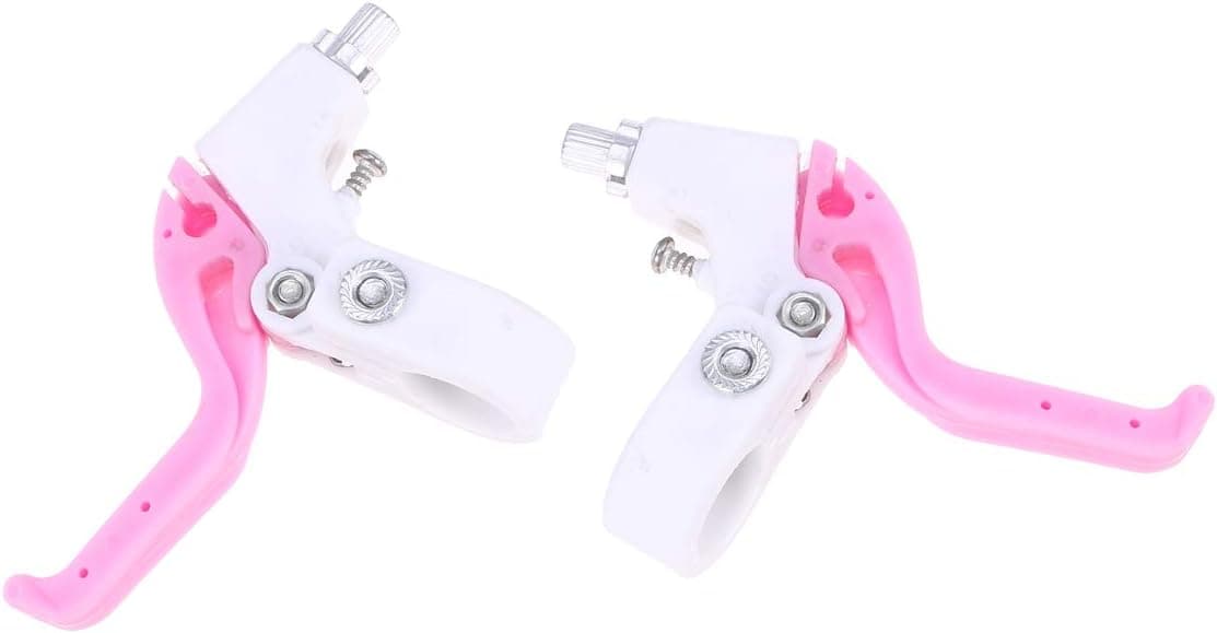 LIOOBO 1 Pair Kids Bicycle Brake Handle Brakes Bike Brake Levers Bike Accessories (Pink)