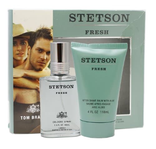 Coty Stetson Fresh By Coty For Men Gift Set (Cologne Spray 1.5-Ounce / 44 Ml + Aftershave Balm with Aloe 4.0-Ounce / 118 Ml)