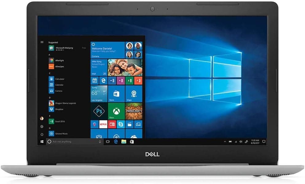 Dell Inspiron 15 5000 15.6” Full HD Laptop, 8th Gen Intel Quad Core i7-8550U, 8GB Ram, 256GB Solid State Drive, Windows 10