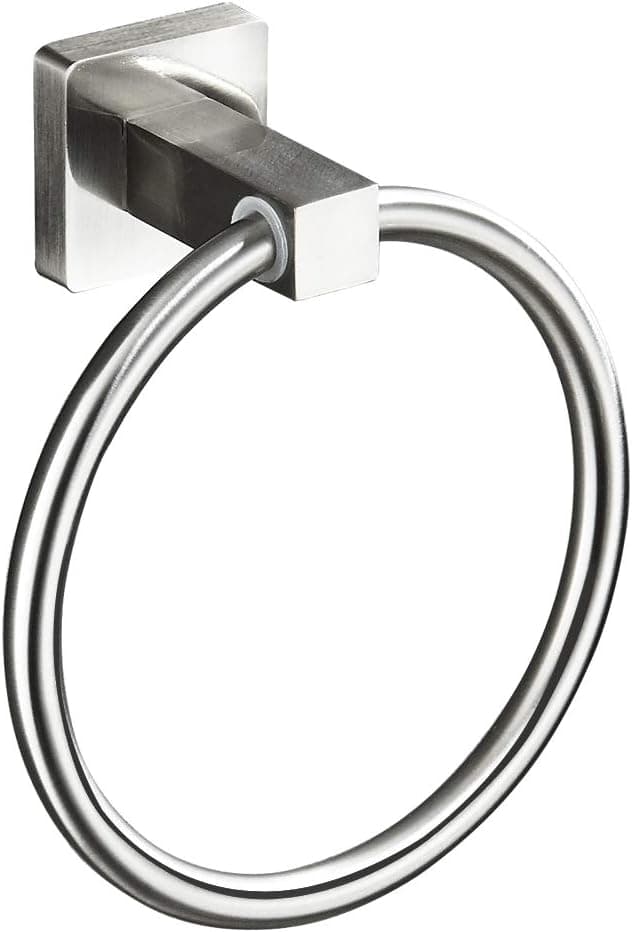 ENJYHZQY Hand Towel Ring Stainless Steel,Bathroom Towel Ring (Brushed Nickel)