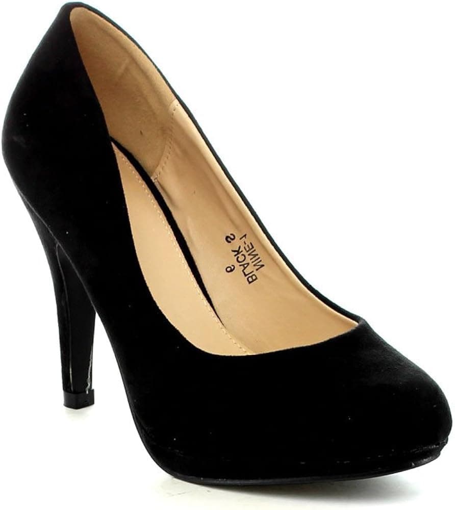 Bella Marie Womens Nine-1 Pumps Black 10 B(M) US