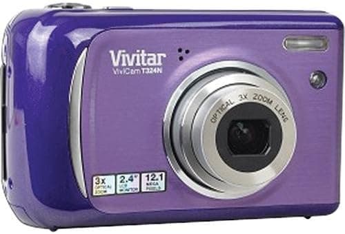 Vivitar ViviCam T324 12.1MP 4x Digital Zoom with 2.4" LCD Screen Digital Camera Graphite