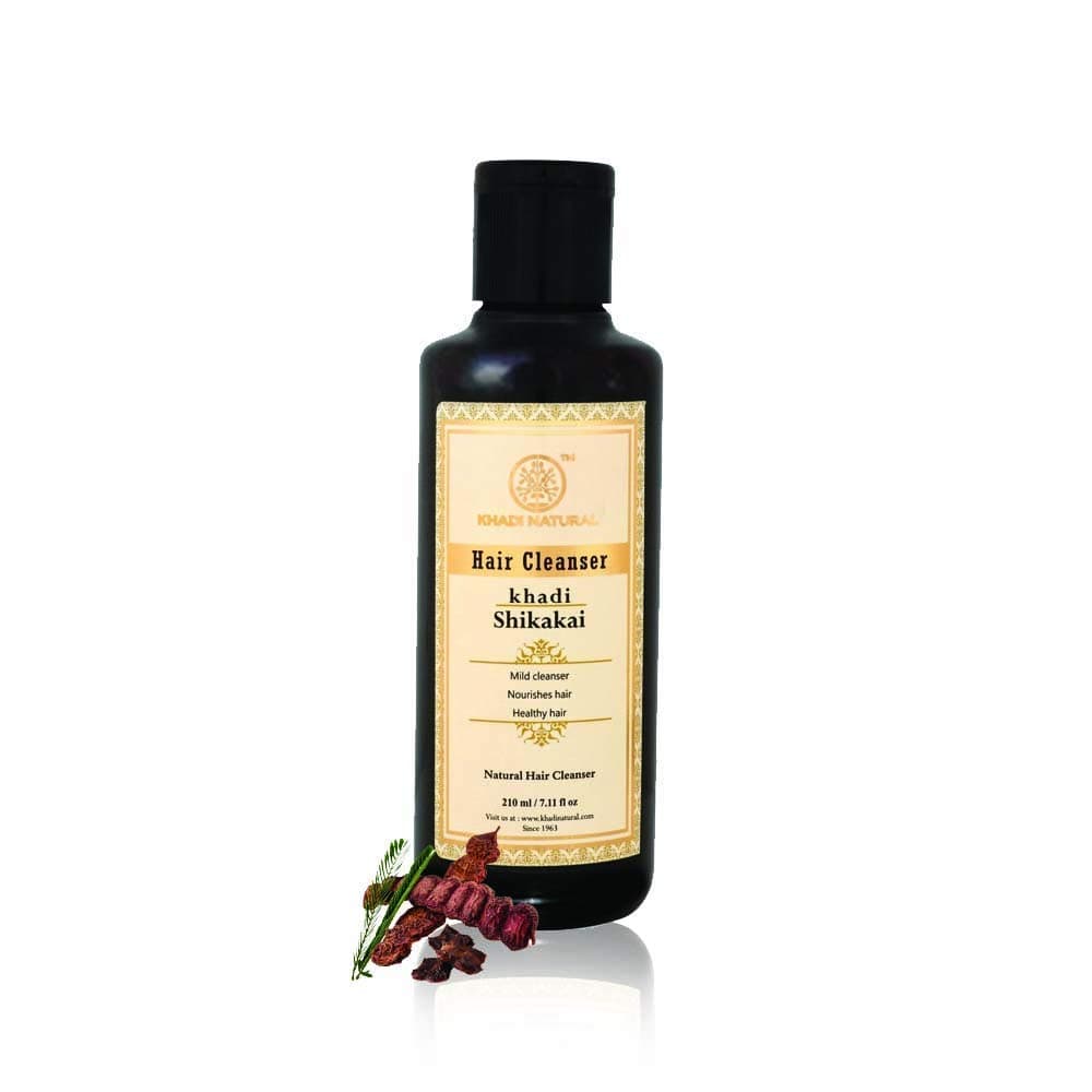 Khadi Natural Herbal Shikakai Hair Cleanser, 210ml