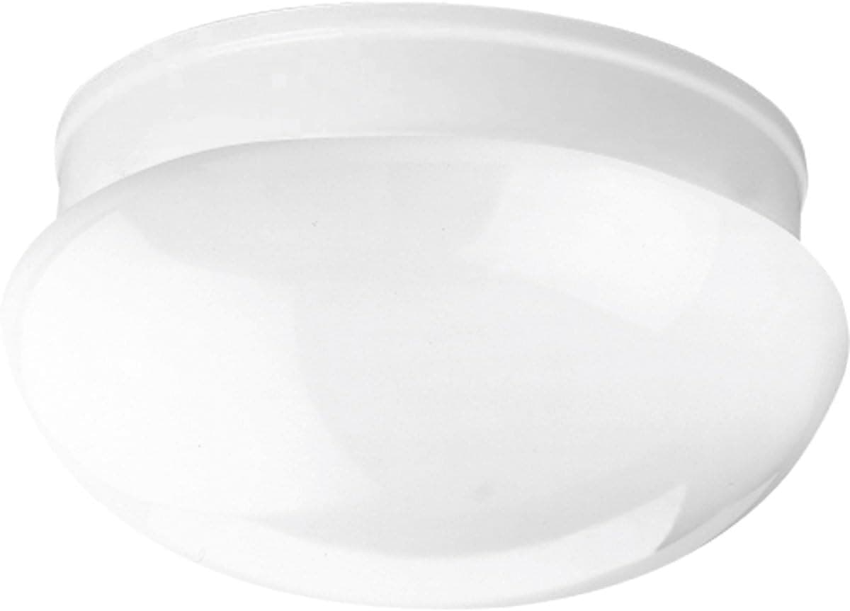 Progress Lighting P3410-30 Fitter Close-to-Ceiling, 9-1/2-Inch Diameter x 5-1/4-Inch Height, White