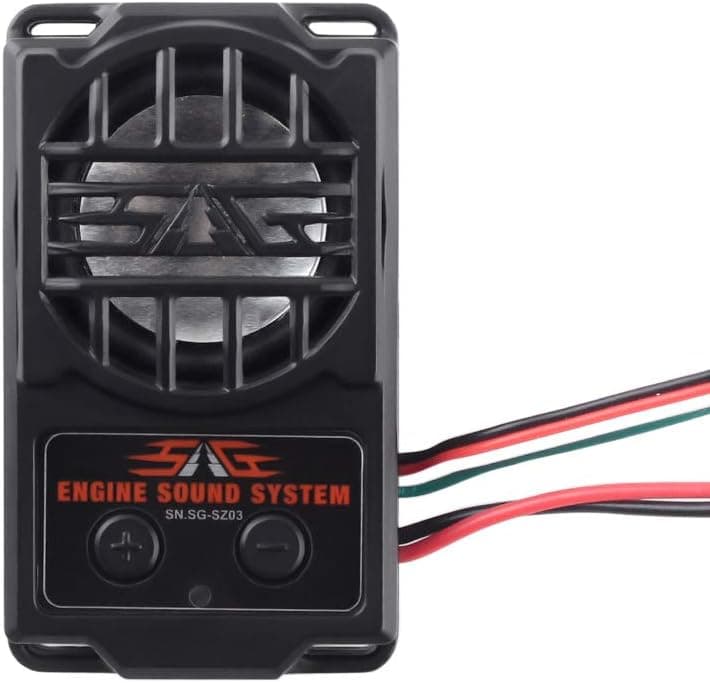 HotStorm Engine Sound Simulator Car Sound System with 5 Modes for 1/10 RC Car Slash,TRX4,SCX10,RC Drift Cars