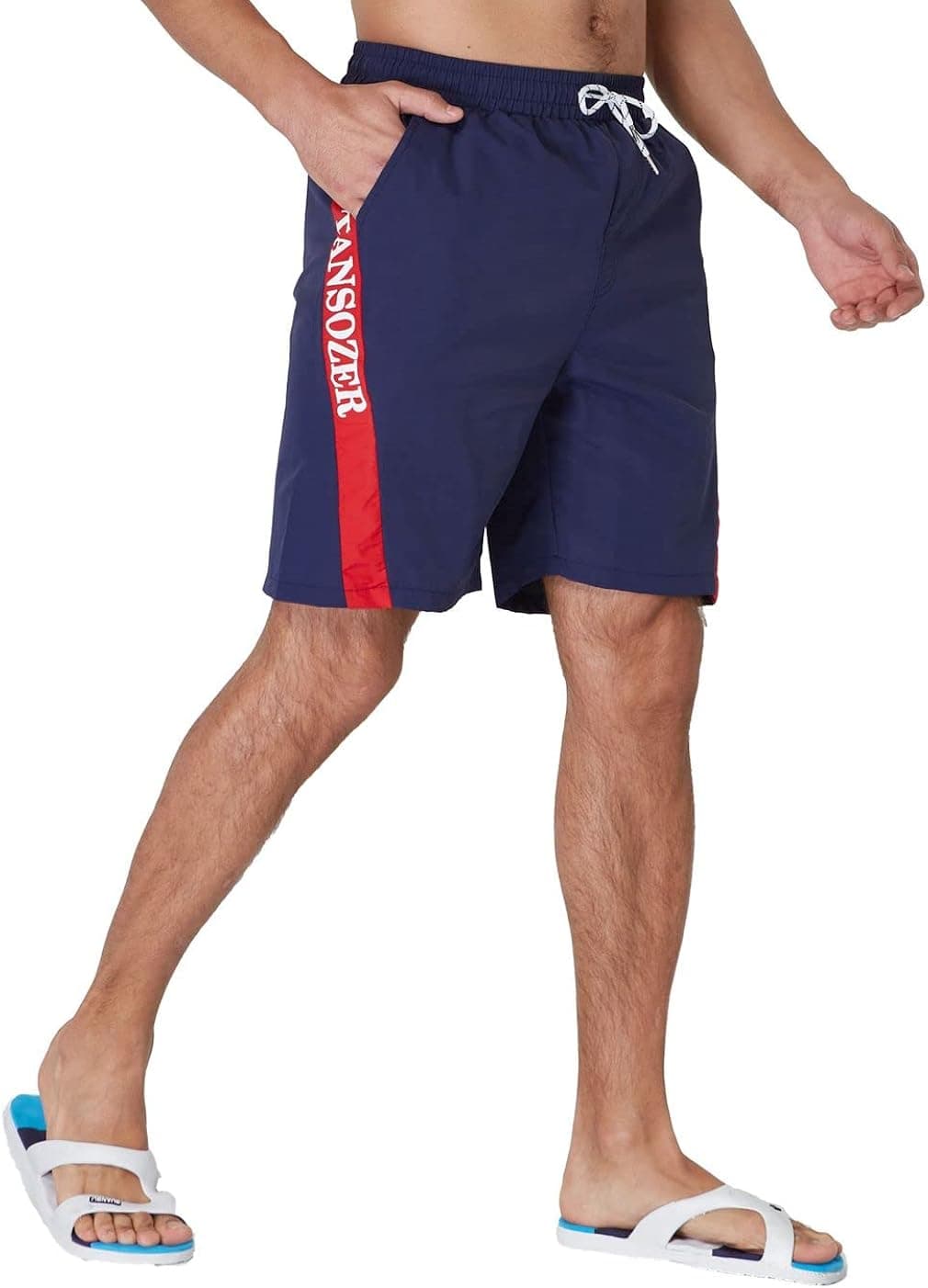 Tansozer Quick Dry Swimming Mens Swim Trunks Shorts