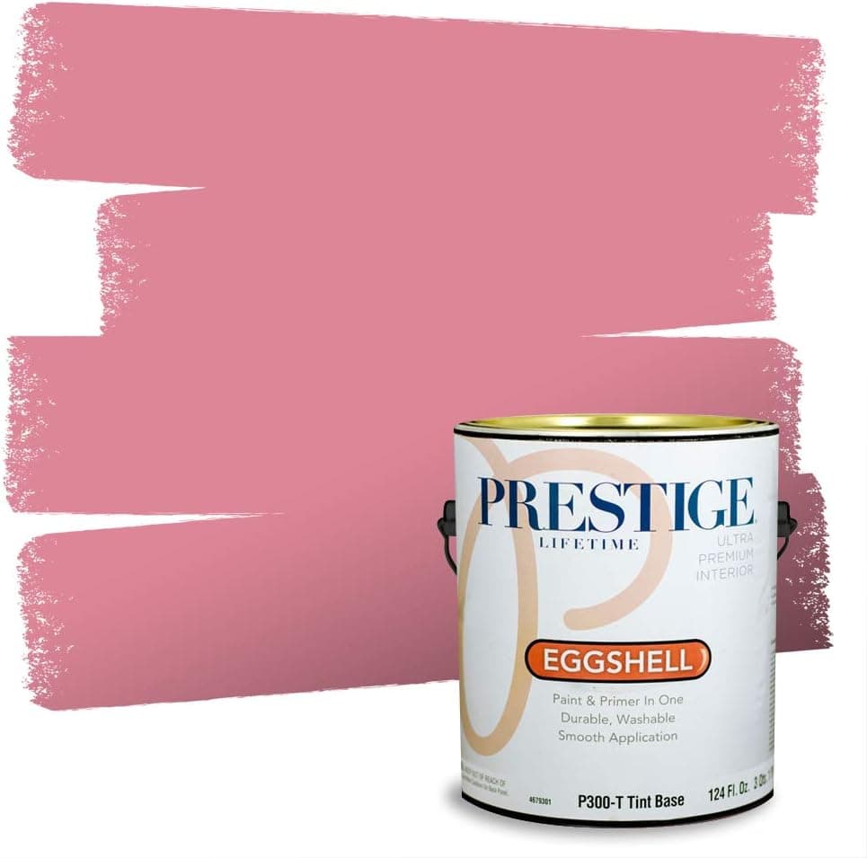PRESTIGE Interior Paint and Primer in One, Vinyl Pink, Eggshell, 1 Gallon