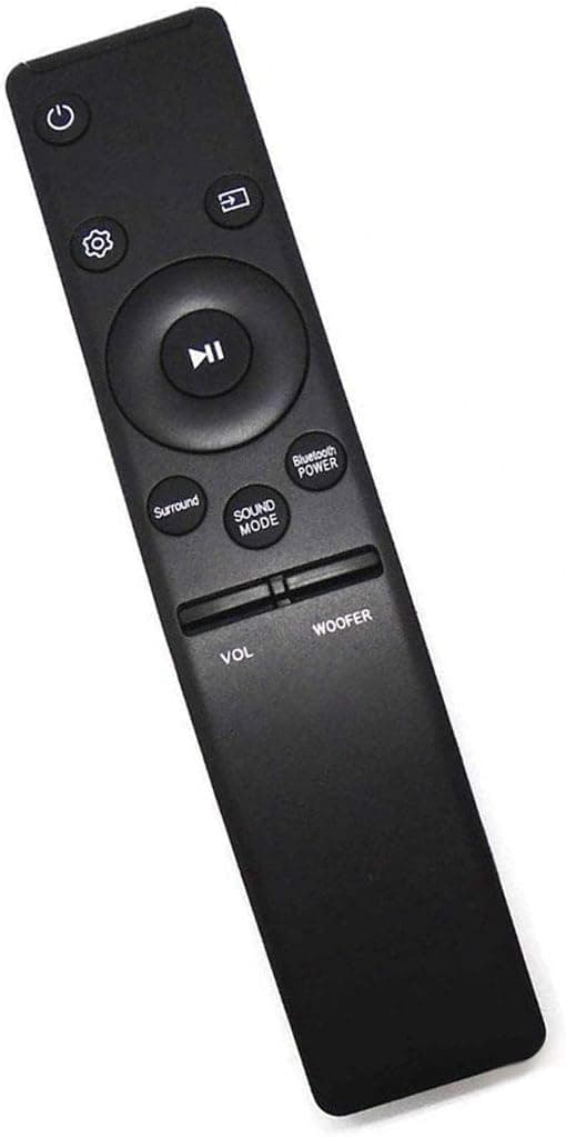 Replaced Remote Control Compatible for Samsung HW-M430/ZA HWM450 AH5902758A HWM430 HW-MM37 HW-M450/ZA HWMM36ZA HW-MM55/ZA Sound Bar Home Theater System