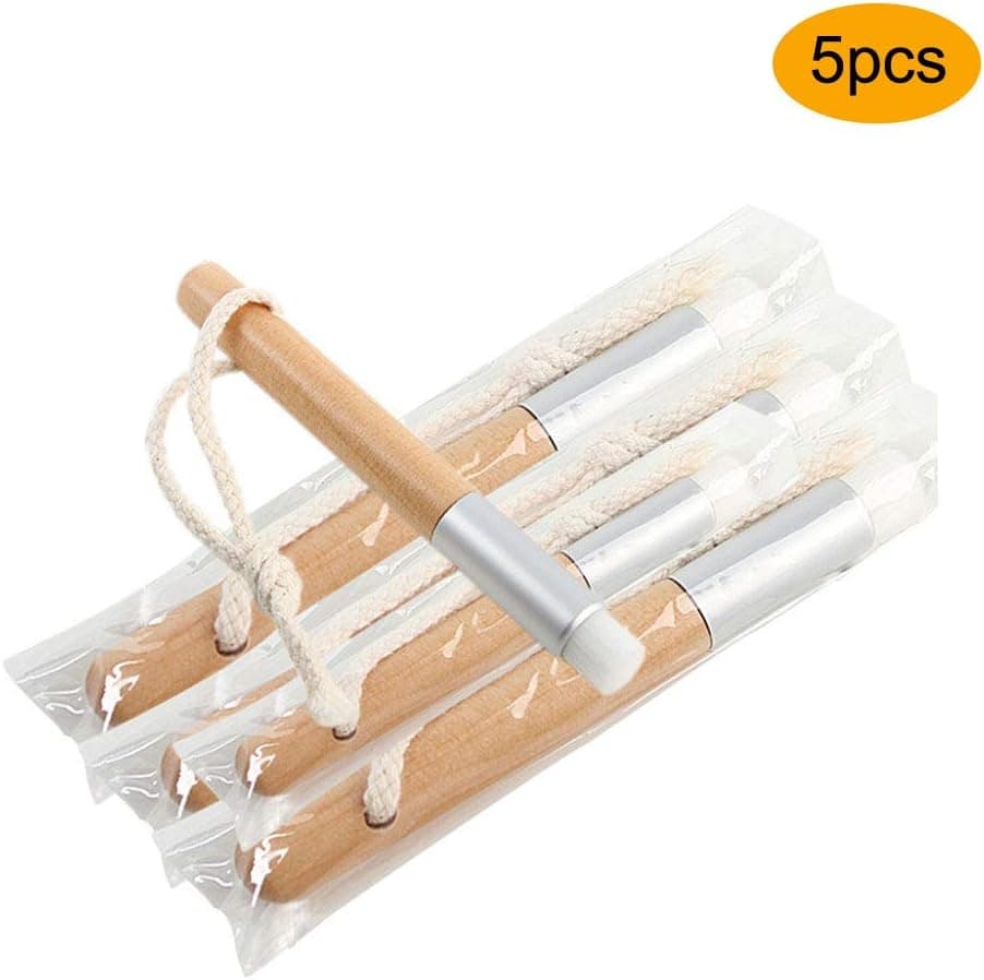 TAKIYA Deep Cleaning Portable Flat Head Nose Pore Cleansing Brush Skin Spa Blackheads5pcs