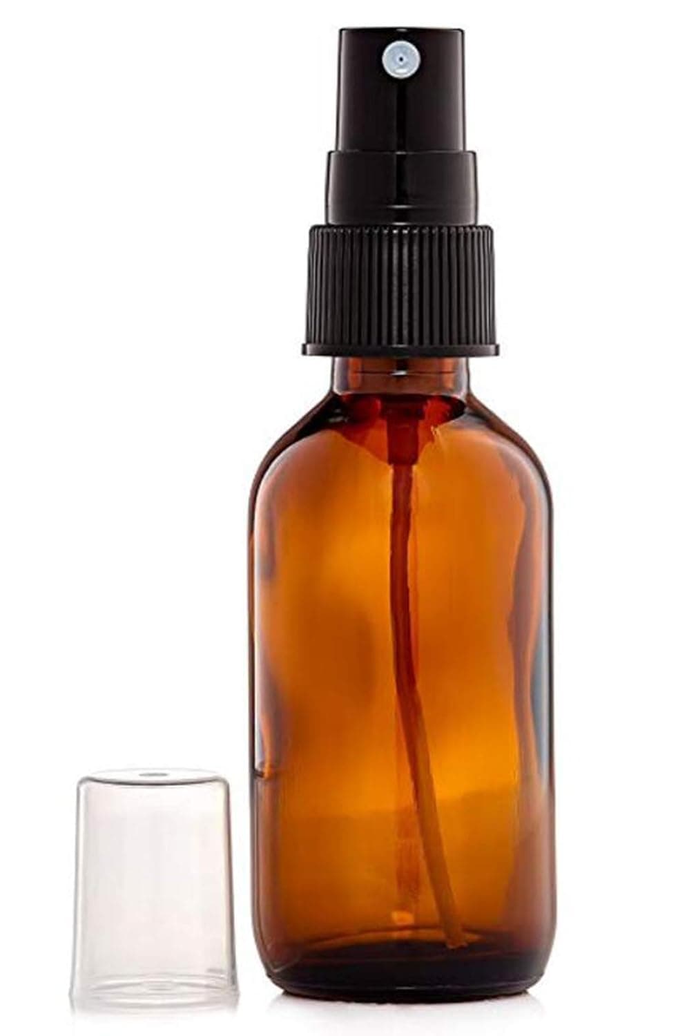 1PC 3.4oz / 100ML Amber Glass Spray Bottles Atomizer Container With Black Fine Mist Sprayers For Makeup Water Perfume Aromatherapy Cosmetic Sprays