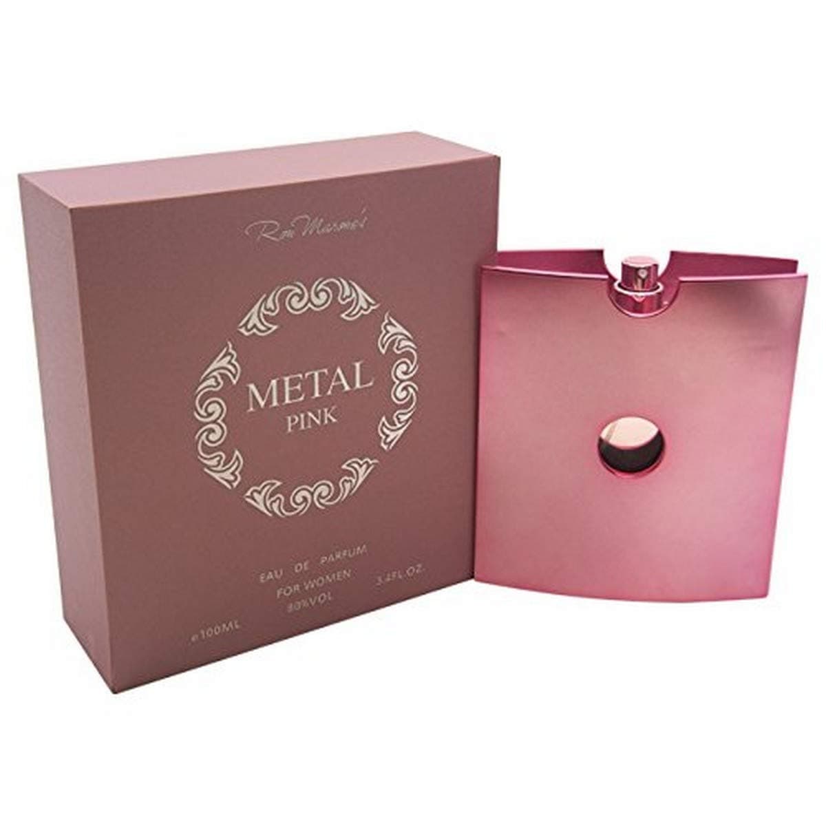 Ron Marone's Metal Pink Women Eau De Parfum Spray, 3.4 Ounce
