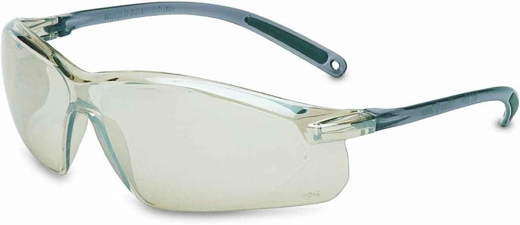 Stanley A704 Indoor/Outdoor Safety Glasses, Sliver Mirror Lens (RST-61035)