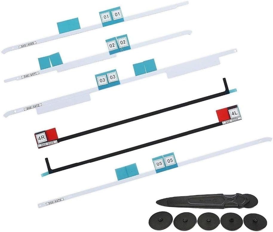 Very High Bond(VHB) Display Tape Adhesive Kit(6 Adhesive Strips) Plus Opening Cutting Kit (5 Wheels+1 Handle) Compatible with 21.5" 21.5-inch iMac A1418 Mid 2017,A2116 4K Early 2019