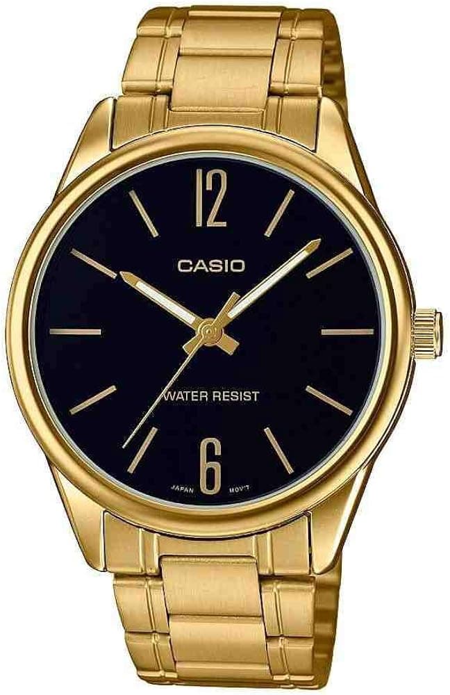 Casio Men's MTPV005G-1B Gold Stainless-Steel Japanese Quartz Fashion Watch