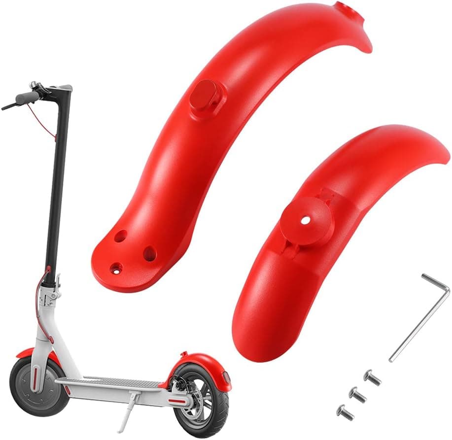 Tendlife Scooter Fender Kit, Durable Anti-Wear Front Fender Rear Fender for Xiaomi M365 Pro Electric Scooter