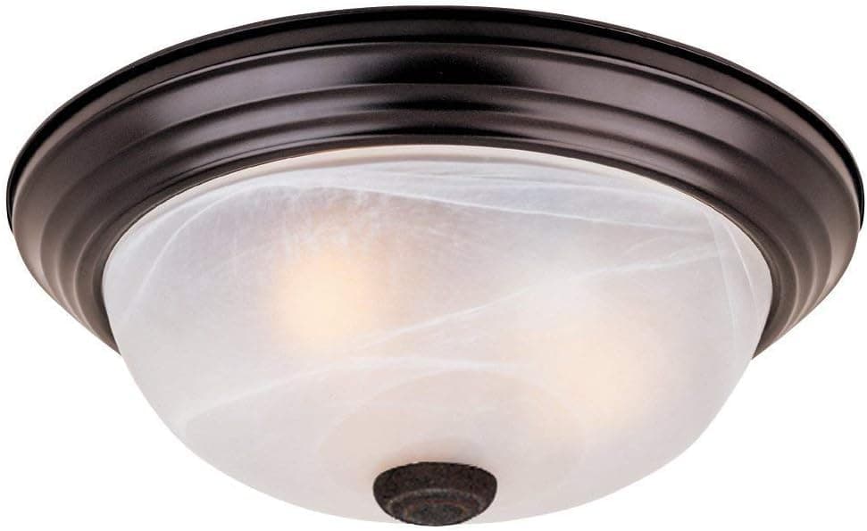 Canarm Flushmount Ceiling Light Oil Rubbed Bronze 3 Light (Bronze Finish, 3 Light)