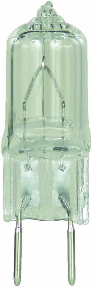 Feit Electric BPQ75/8.6 75-Watt T4 JCD Halogen Bulb with Bi-Pin Base, Clear, 3000K Bright White