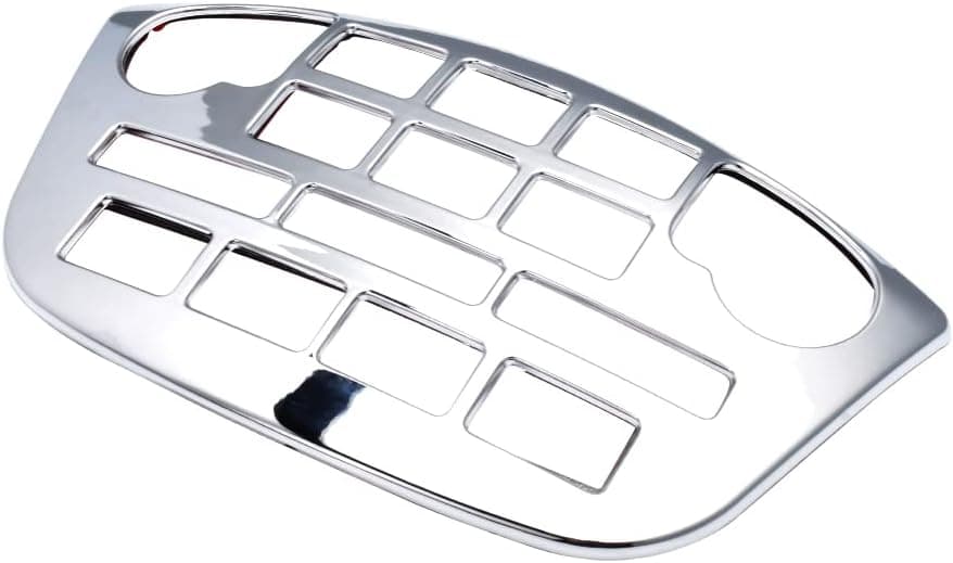 HZXHS Motorcycle Radio Accent Panel Chrome For Honda Goldwing GL1800 2001 2002 2003 2004 2005 2006 2007 2008 2009 2010 GL 1800 GL1800 Go Silver