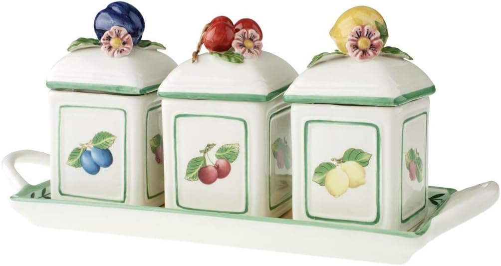 Villeroy & Boch 4-Piece French Garden Kitchen Jam Set