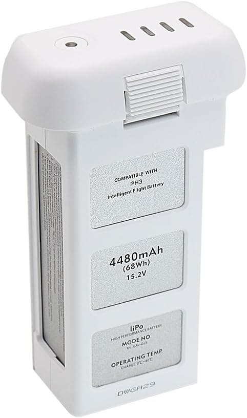 Mr.Batt 4480mAh Replacement Battery for DJI Phantom 3 Drones - Upgraded for v1.9.60 Firmware