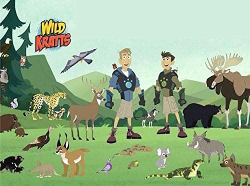 SDore THE WILD KRATTS Edible 1/4 Sheet Image Frosting Cake Topper Birthday Party