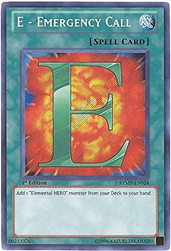 YU-GI-OH! - E - Emergency Call (RYMP-EN024) - Ra Yellow Mega-Pack - Unlimited Edition - Secret Rare