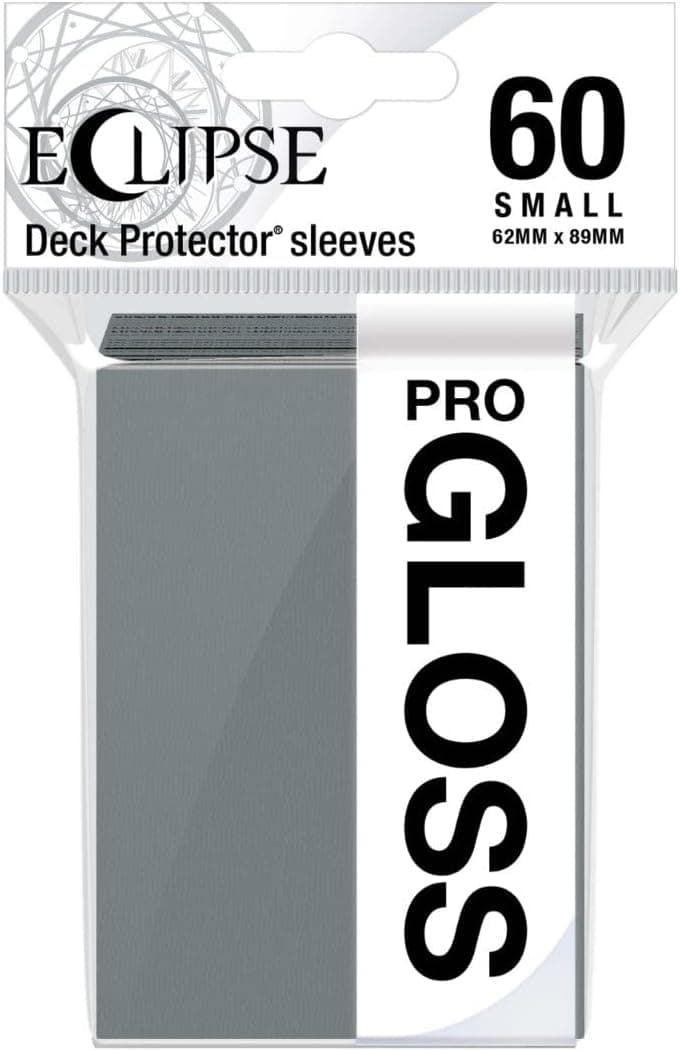 Ultra Pro - Eclipse Gloss Small Sleeves 60 Count (Smoke Grey) - Protect All Your Gaming Cards , Sports Cards, and Collectible Cards with Ultra Pro's ChromaFusion Technology