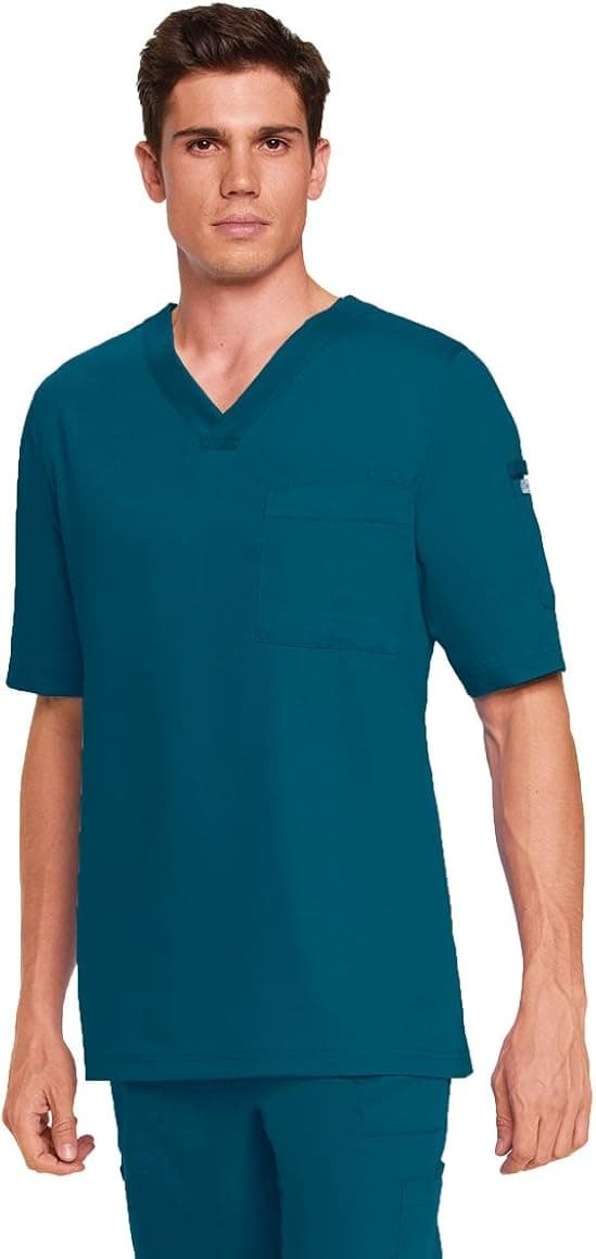 BARCO Men's 3 Pocket V-Neck Scrub Top