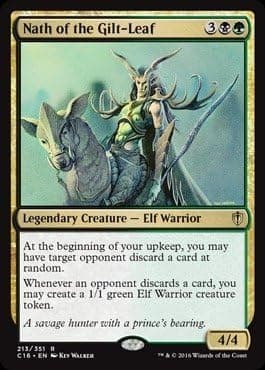 Magic The Gathering - Nath of The Gilt-Leaf (213/351) - Commander 2016