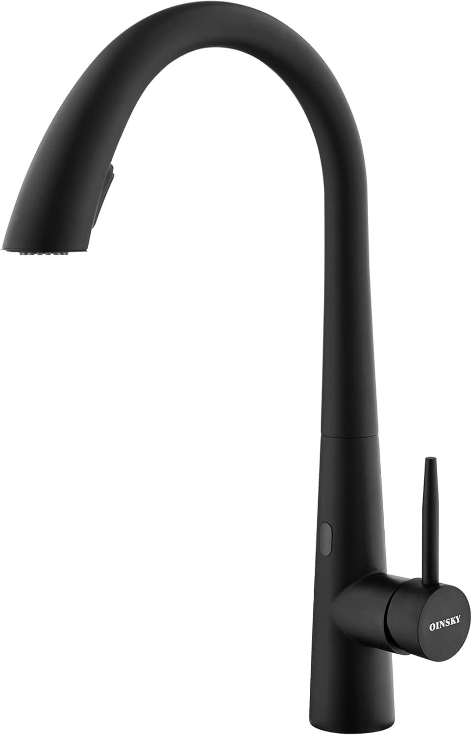 Touchless Kitchen Faucet,Oinsky Smart Kitchen Faucet with Pull Down Sprayer,Motion Sensor Kitchen Sink Faucet with Single-Handle,Touch Kitchen Faucet,Matte Black