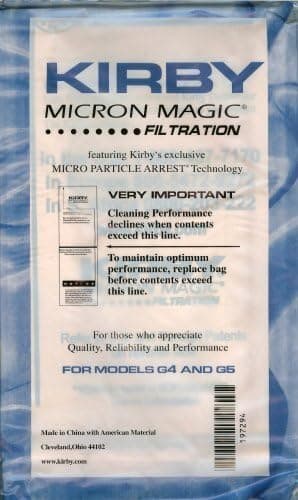 Kirby G4 and G5 Micron Magic Vacuum Bags 3 pk. by Kirby