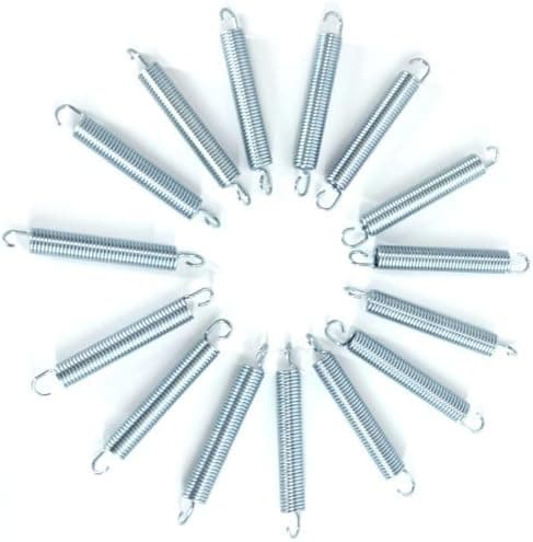 Upper Bounce 3.5" Trampoline Springs Heavy-Duty Galvanized- Set of 15, fits for: Sunny Health 40" Model # DF-SD23-B